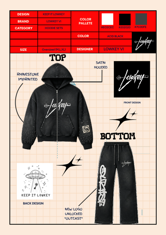 Satin Zipper Hoodie Set — Fall Edition