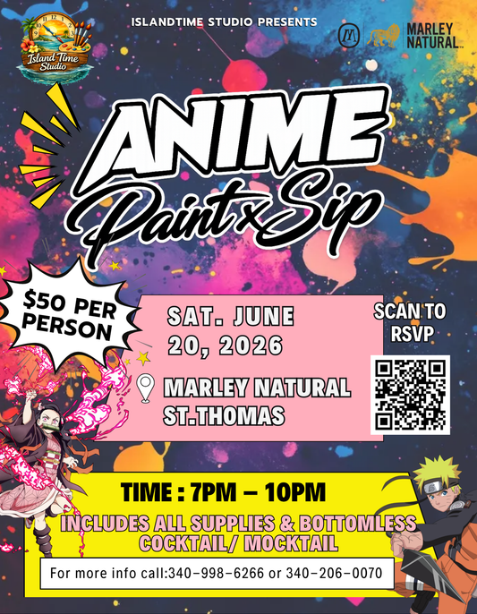 Anime Sip & Paint - JUNE 20 |7PM